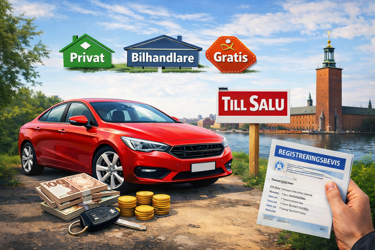 Sälja bil i Sverige 2026 – Allt du behöver veta för en trygg och lönsam försäljning